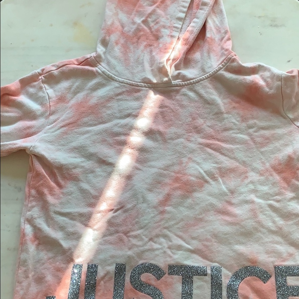 Pink justice hoodie